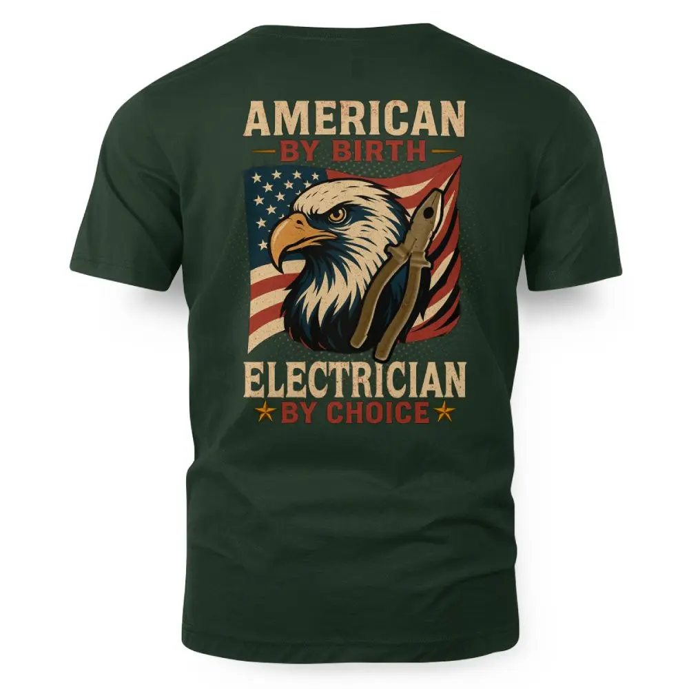 American by Birth Electrician by Choice – Patriotic Electrician - Image 6