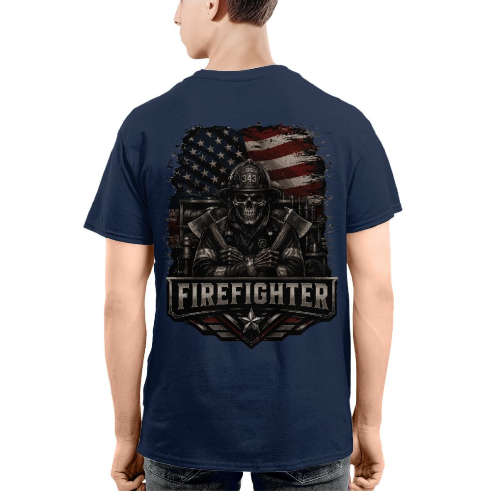 USA Flag Firefighter – Patriotic - Image 5