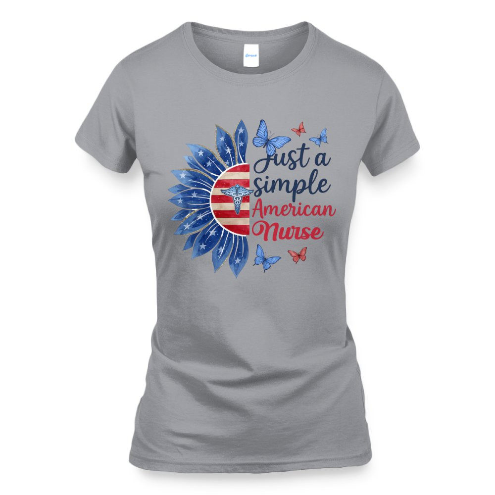 Just a Simple American Nurse – Patriotic - Image 6
