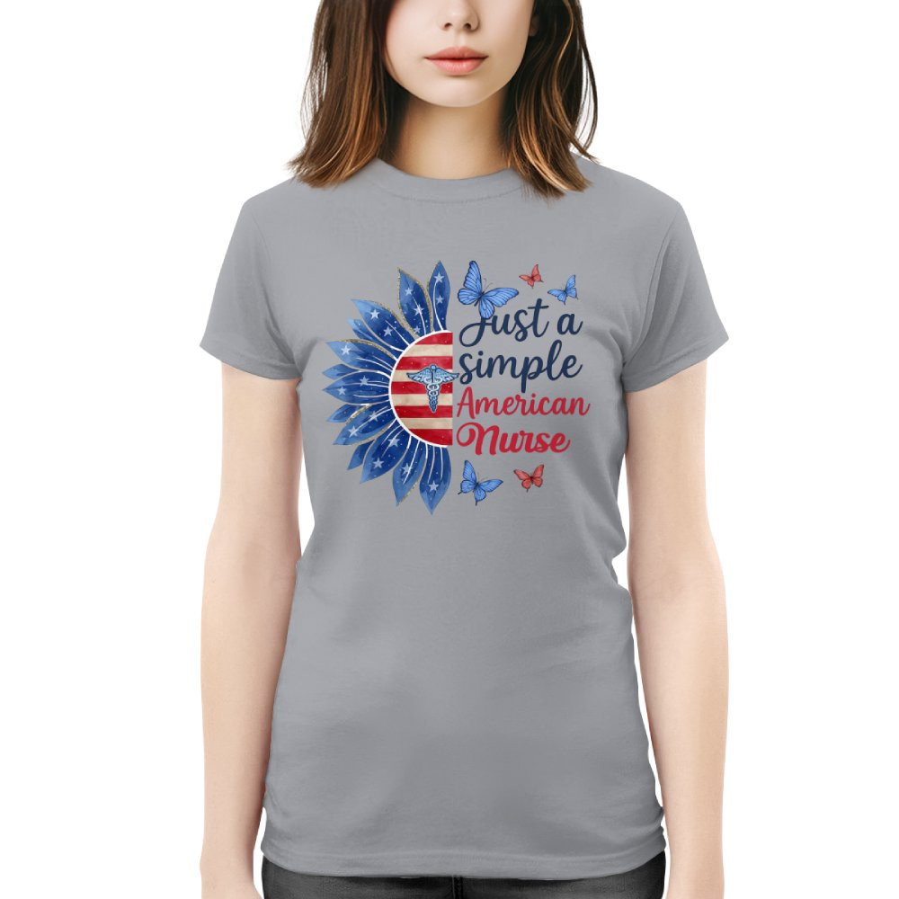 Just a Simple American Nurse – Patriotic - Image 5