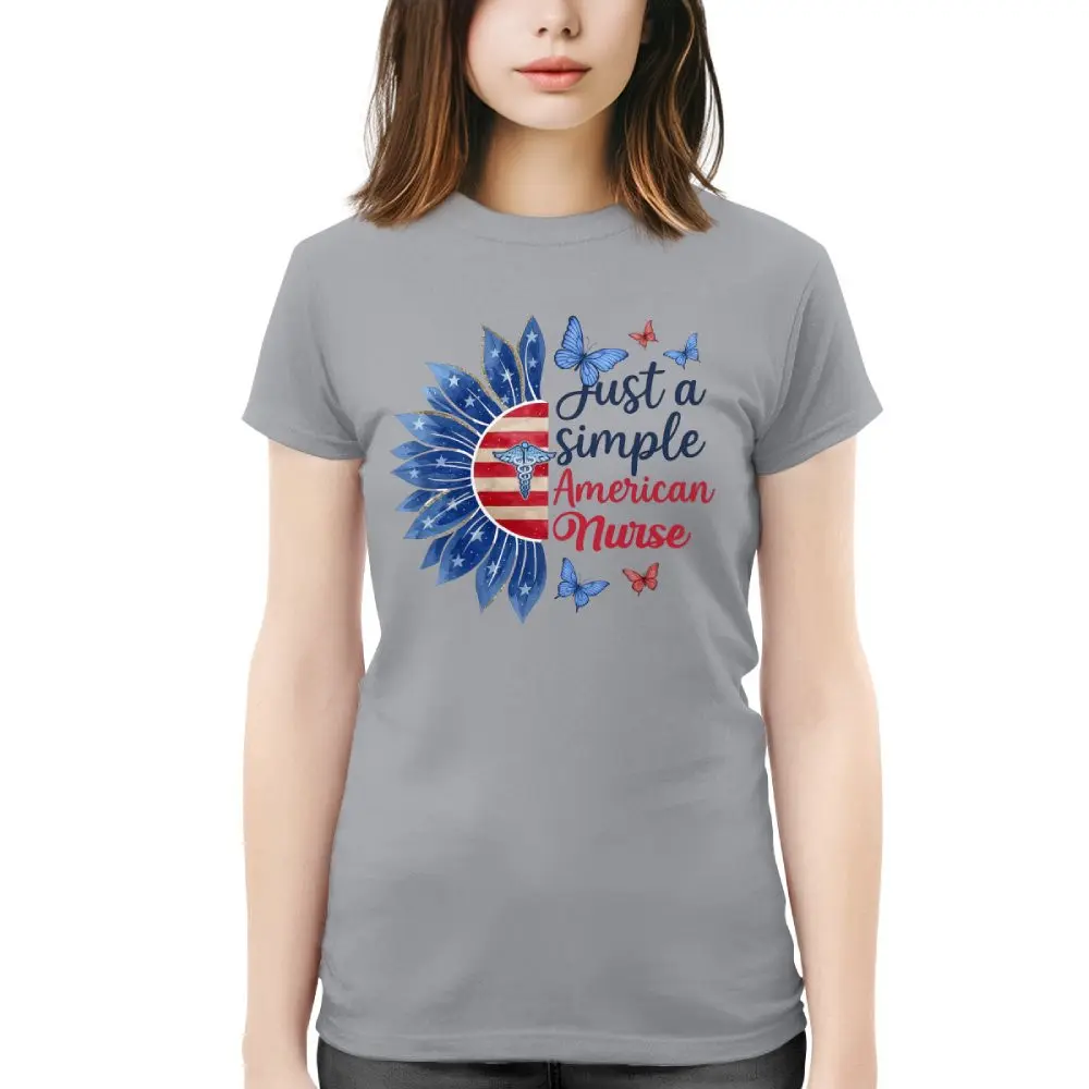Just a Simple American Nurse – Patriotic - Image 5