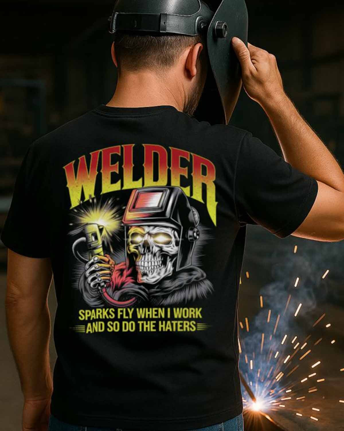 Sparks Fly Welder – Skull Welding Pride