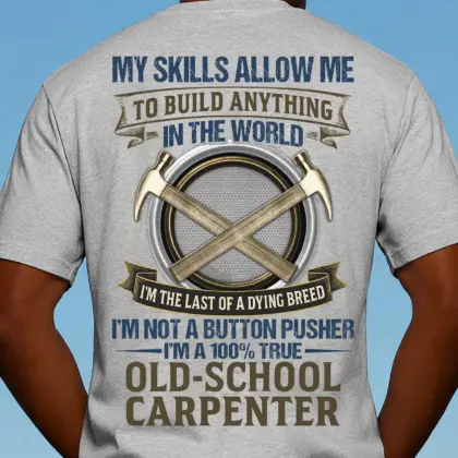Old School Carpenter Dying Breed