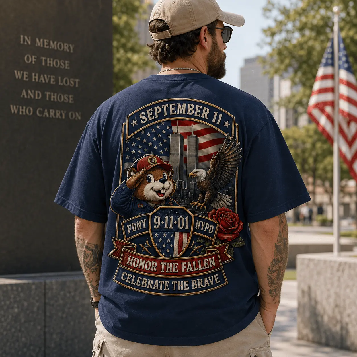 Buc-ee's Freedom 9/11 Memorial T-Shirt NY