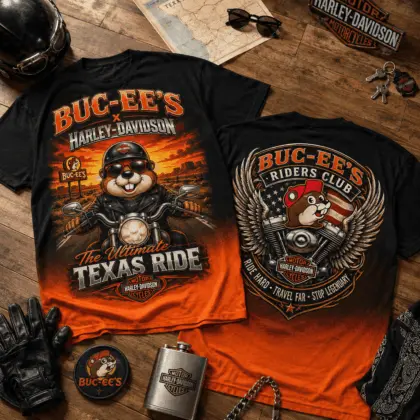 Buc-ee's Texas Ride Biker T-Shirt NY