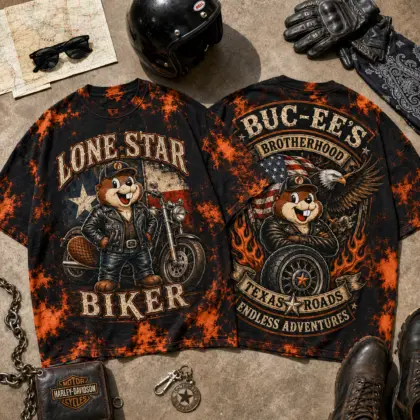 Buc-ee's Lone Star Biker T-Shirt NY