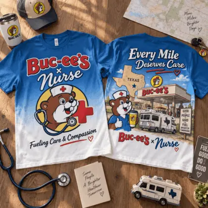 Buc-ee's Every Mile Deserves Care Nurse T-Shirt NY