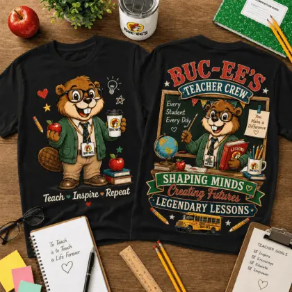Buc-ee's Shaping Minds Teacher T-Shirt NY