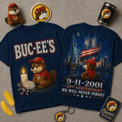Buc-ee's September 11 Memorial Graphic Tee NY
