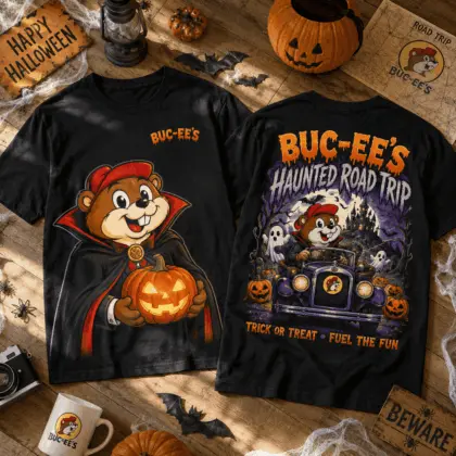 Buc-ee's Haunted Road Trip Halloween Graphic Tee NY