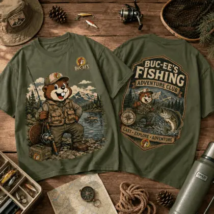 Buc-ee's Fishing Adventure Club Graphic Tee NY