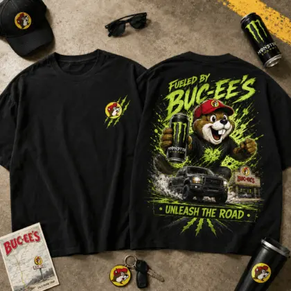 Buc-ee's Fuelled by Energy Graphic Tee NY