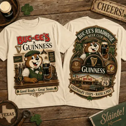 Buc-ee’s Guinness Road Stop T-Shirt NY