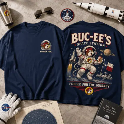 Buc-ee’s Space Adventure Road Trip T-Shirt NY