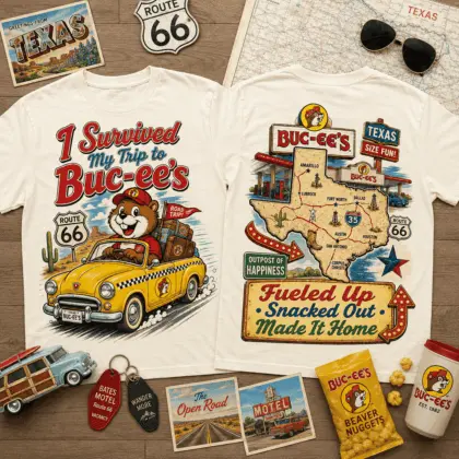 Buc-ee’s Route 66 Road Trip T-Shirt NY