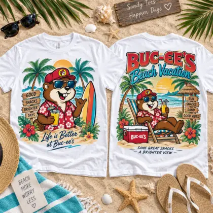 Buc-ee’s Tropical Beach Road Trip T-Shirt NY