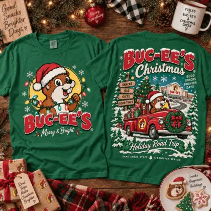 Buc-ee’s Christmas Road Trip T-Shirt NY