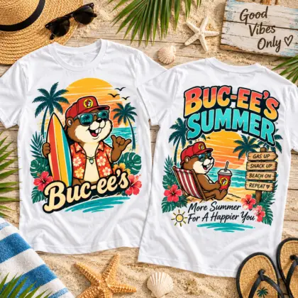 Buc-ee’s Summer Beach Road Trip T-Shirt NY