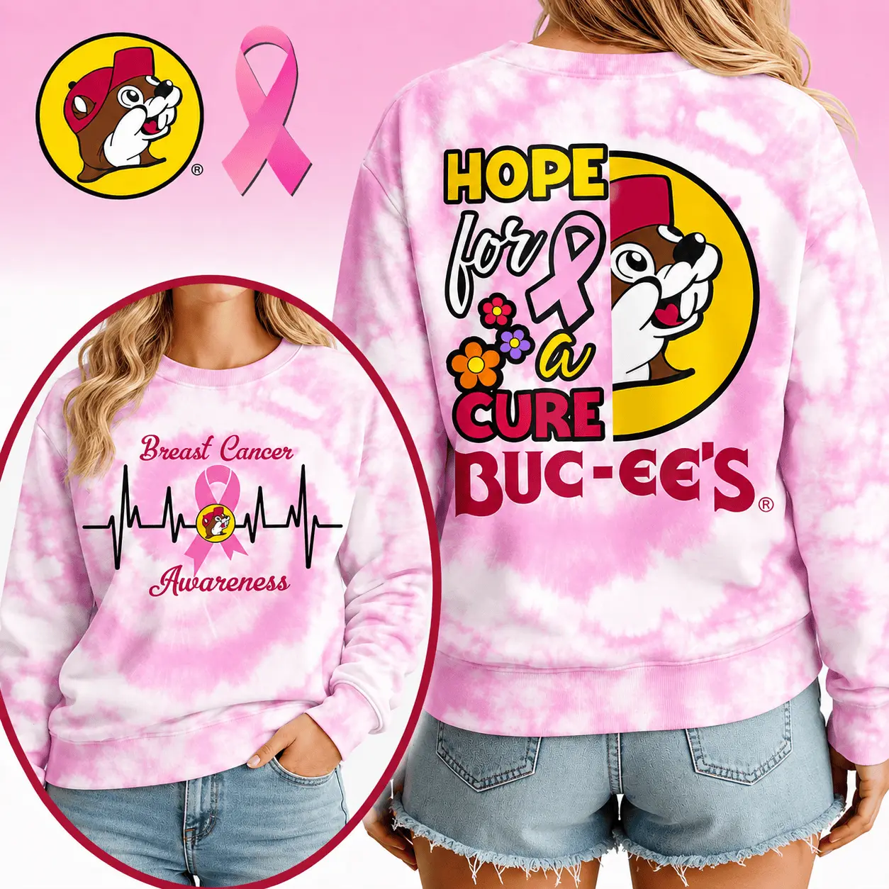 Buc-ee's Birthday Cowgirl Pink T-Shirt NY - Image 6