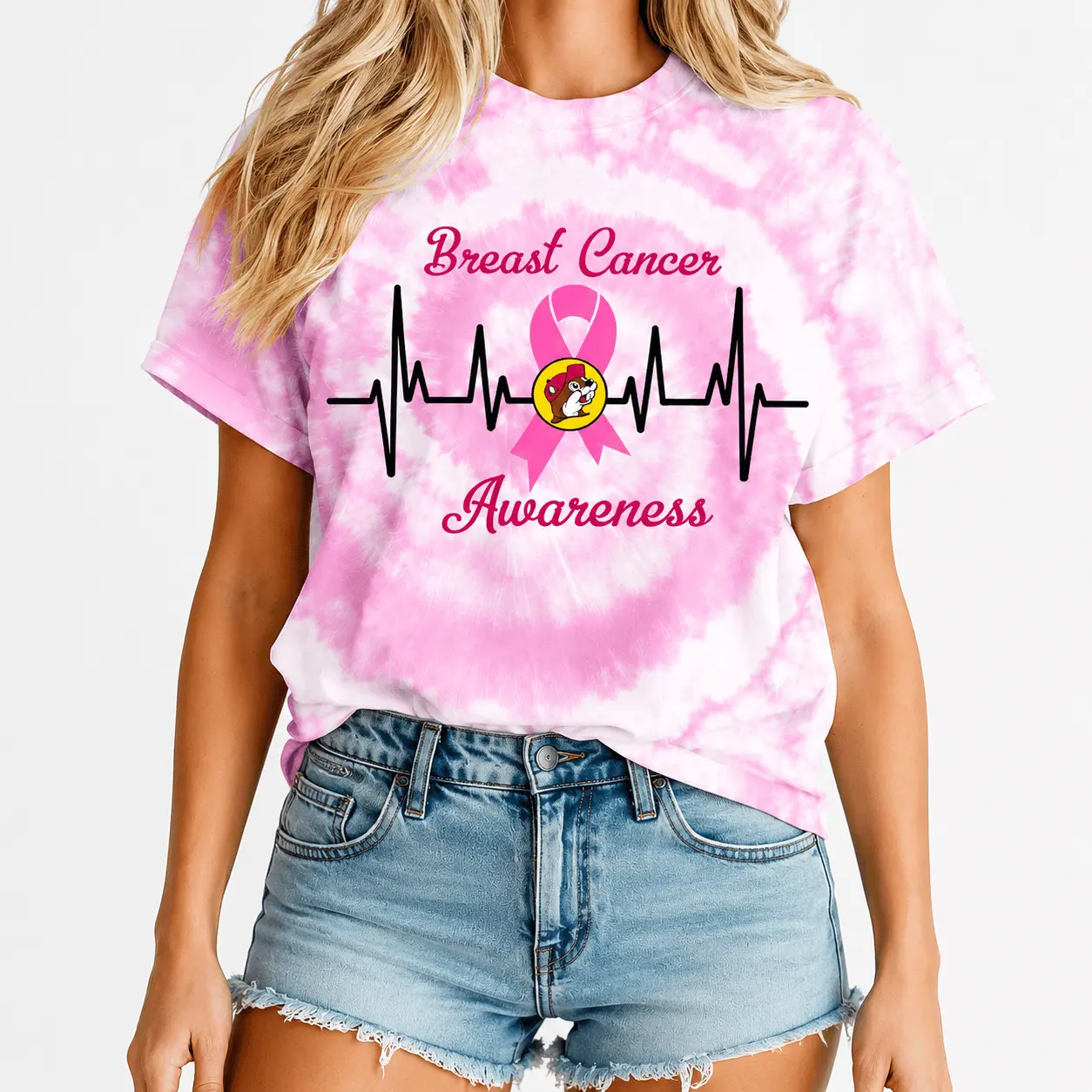 Buc-ee's Birthday Cowgirl Pink T-Shirt NY - Image 3