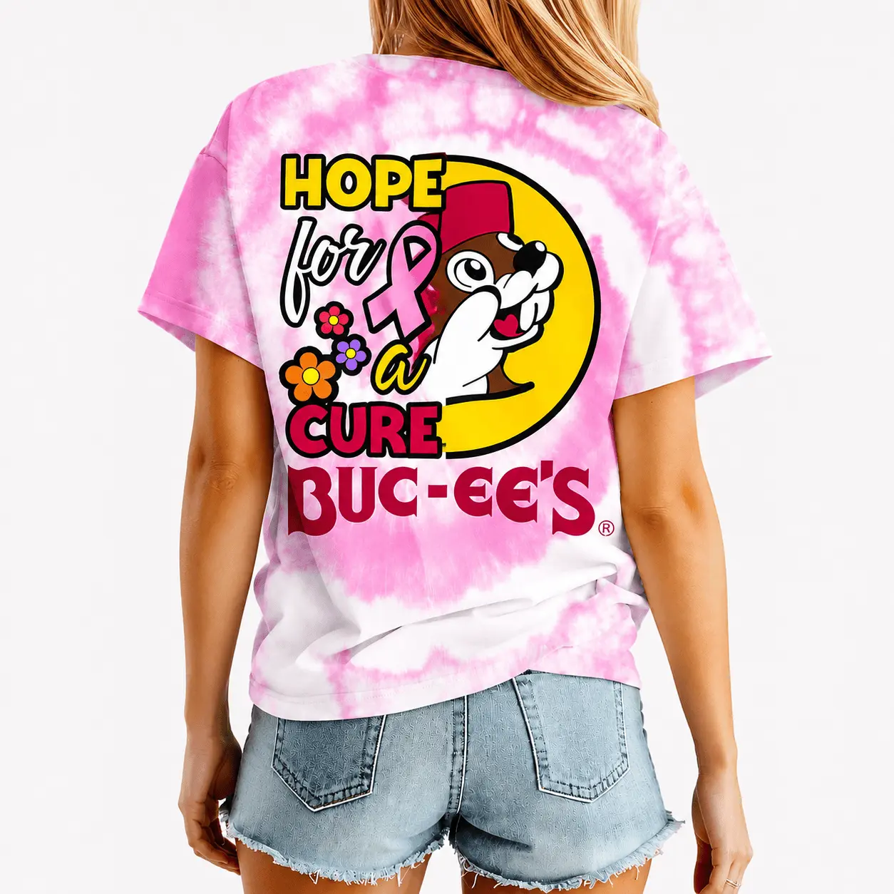 Buc-ee's Birthday Cowgirl Pink T-Shirt NY - Image 4