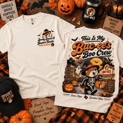 Buc-ee’s Boo Crew Halloween 3D Shirt for Spooky Snack Lovers and Road Trip Vibes NTH1
