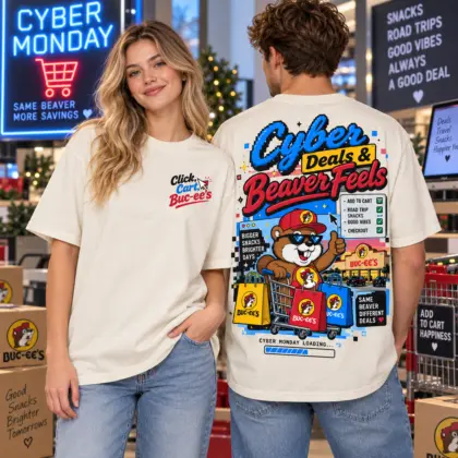 Buc-ee’s Cyber Monday Beaver Deals 3D Shirt for Online Shoppers and Brighter Days NTH1