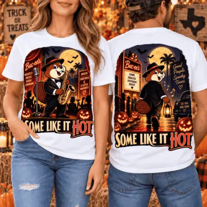 Buc-ee’s Some Like It Hot Halloween 3D Shirt for Classic Film Fans and Spooky Nights NTH1