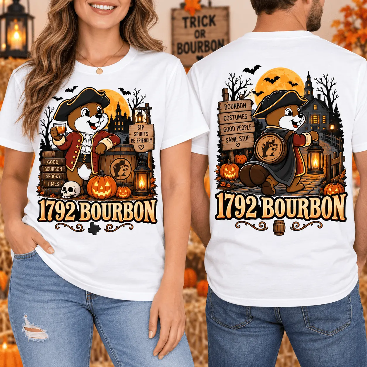 Buc-ee’s 1792 Bourbon Halloween 3D Shirt for Whiskey Fans and Spooky Nights NTH1 - Image 2