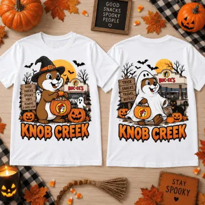 Buc-ee’s Knob Creek Halloween 3D Shirt for Bourbon Fans and Spooky Road Trips NTH1
