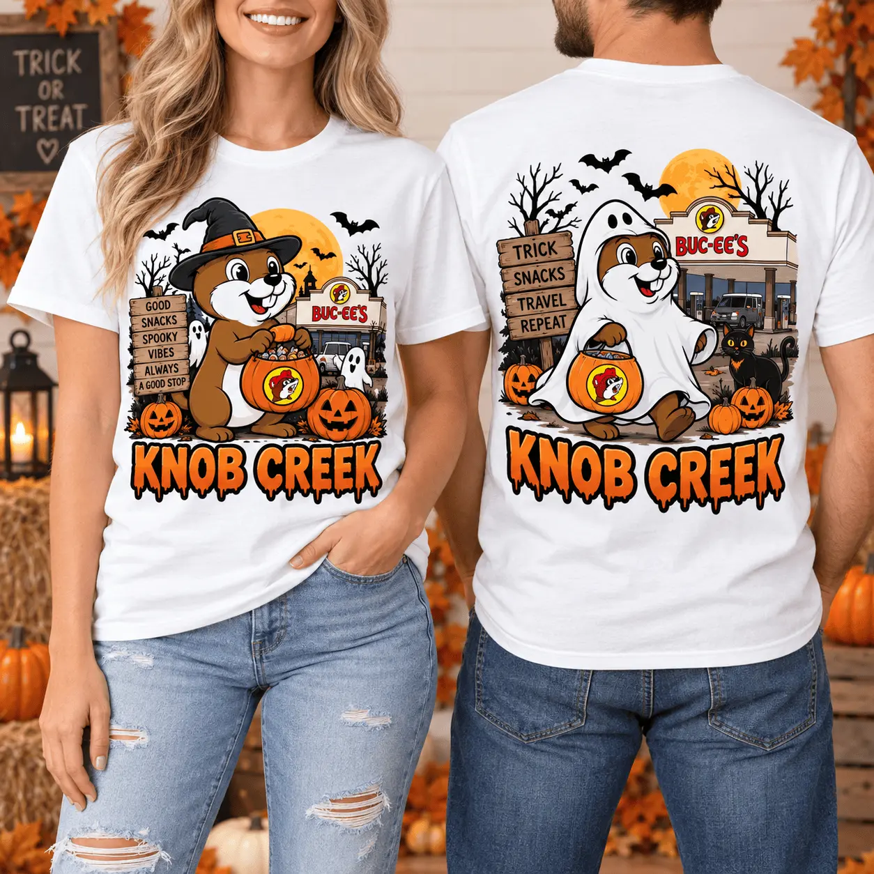Buc-ee’s Knob Creek Halloween 3D Shirt for Bourbon Fans and Spooky Road Trips NTH1 - Image 2