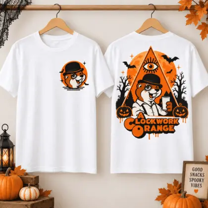 Buc-ee’s A Clockwork Orange Halloween 3D Shirt for Cult Film Fans NTH1