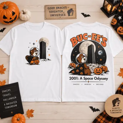 Buc-ee’s 2001 A Space Odyssey Halloween 3D Shirt for Sci-Fi Film Fans NTH1