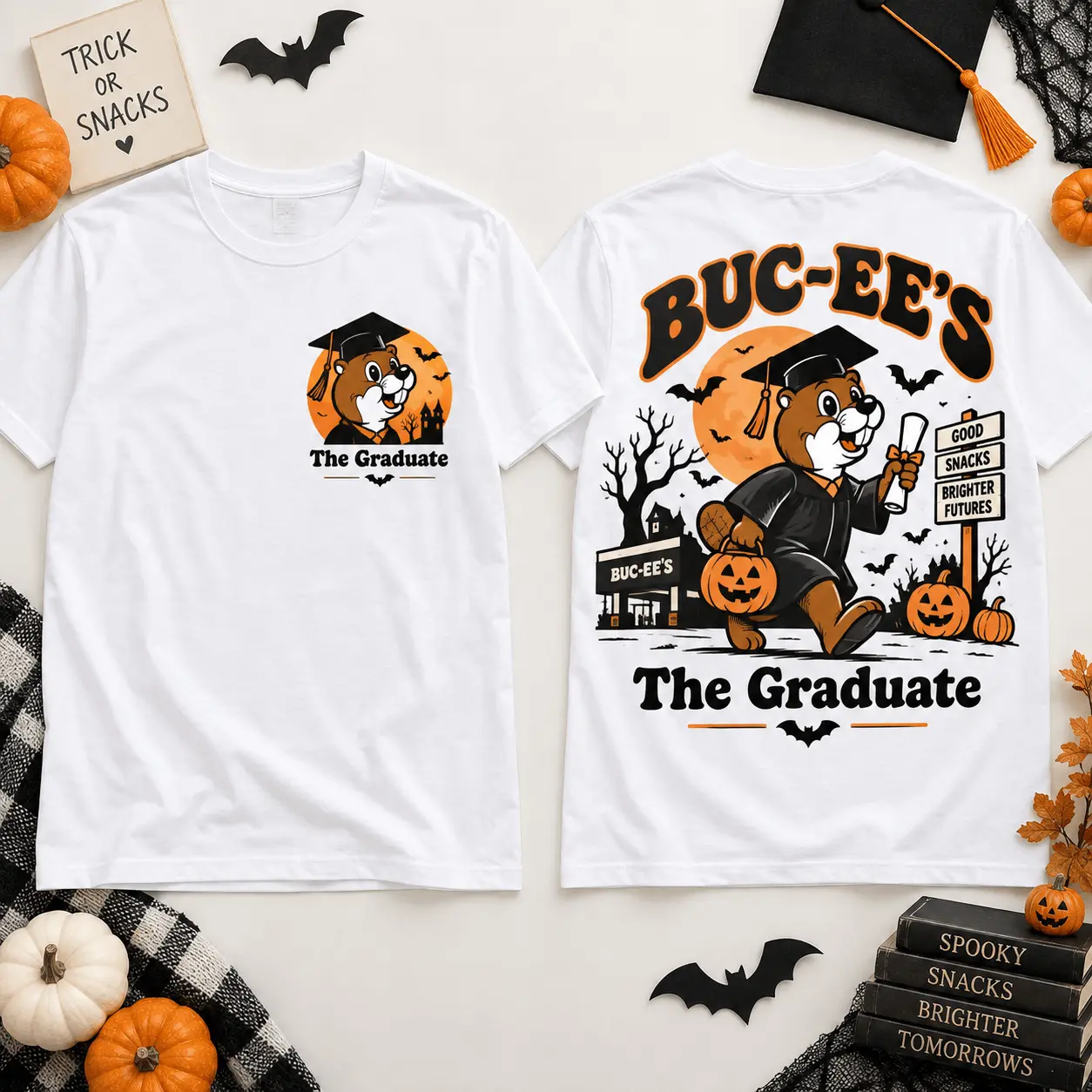 Buc-ee’s The Graduate Halloween 3D Shirt for Classic Film Fans NTH1 - Image 2