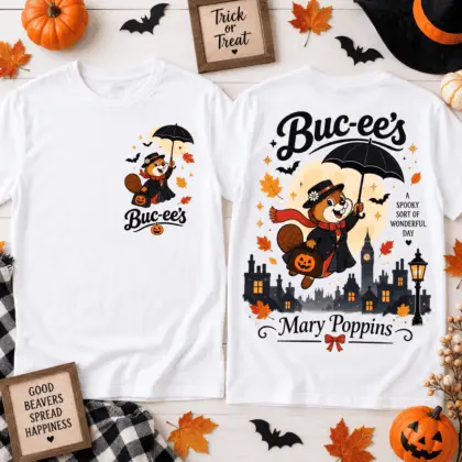 Buc-ee’s Mary Poppins Halloween 3D Shirt for Classic Musical Fans NTH1