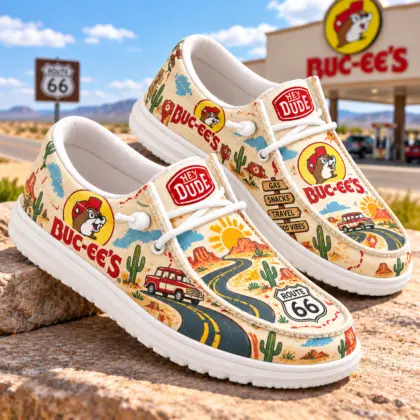 Buc-ee's Route 66 Desert Road Trip Loafer Shoes NY