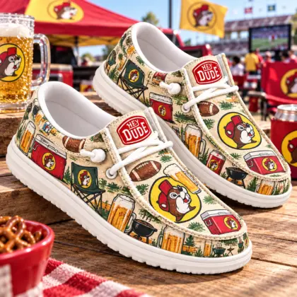 Buc-ee's Vintage Roadside Collage Loafer Shoes NY