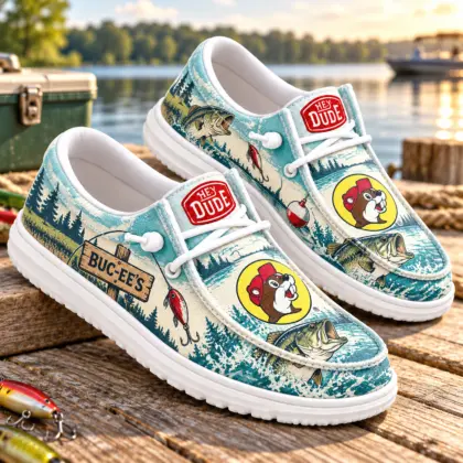 Buc-ee's Lakeside Fishing Adventure Loafer Shoes NY