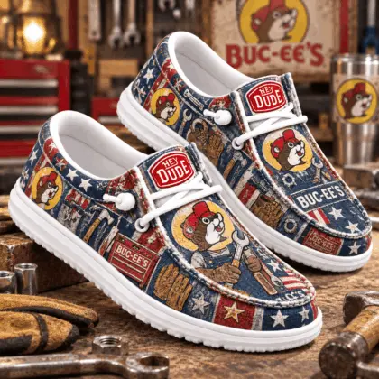 Buc-ee's Patriotic Handyman Loafer Shoes NY