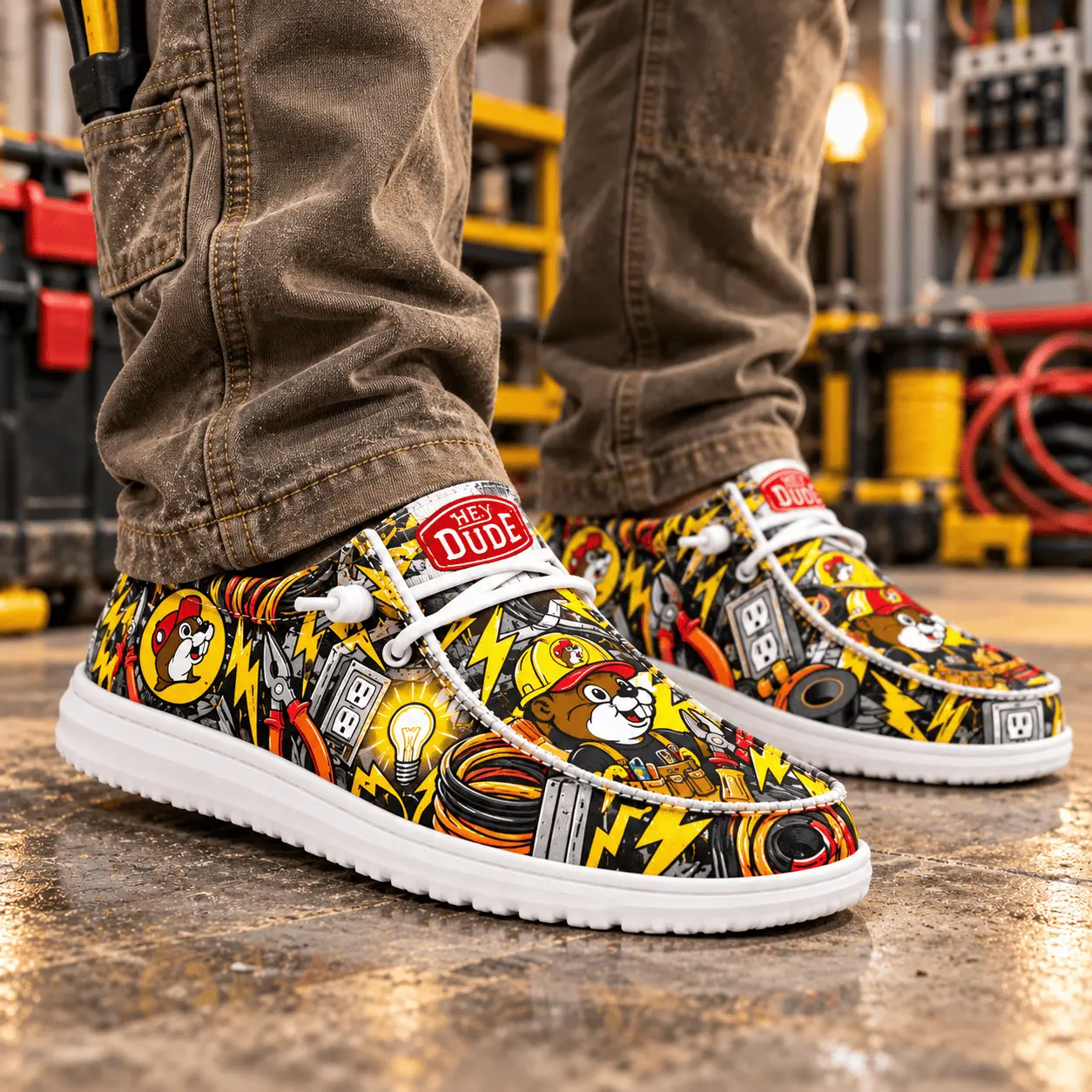Buc-ee's Electrician Tools Loafer Shoes NY - Image 2