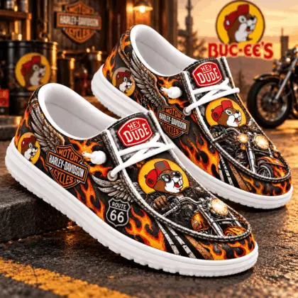 Buc-ee's Route 66 Biker Loafer Shoes NY