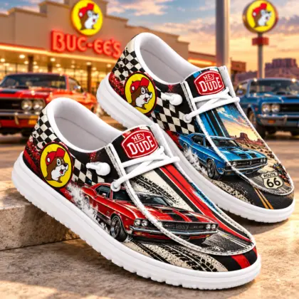 Buc-ee's Neon Road Trip Loafer Shoes NY