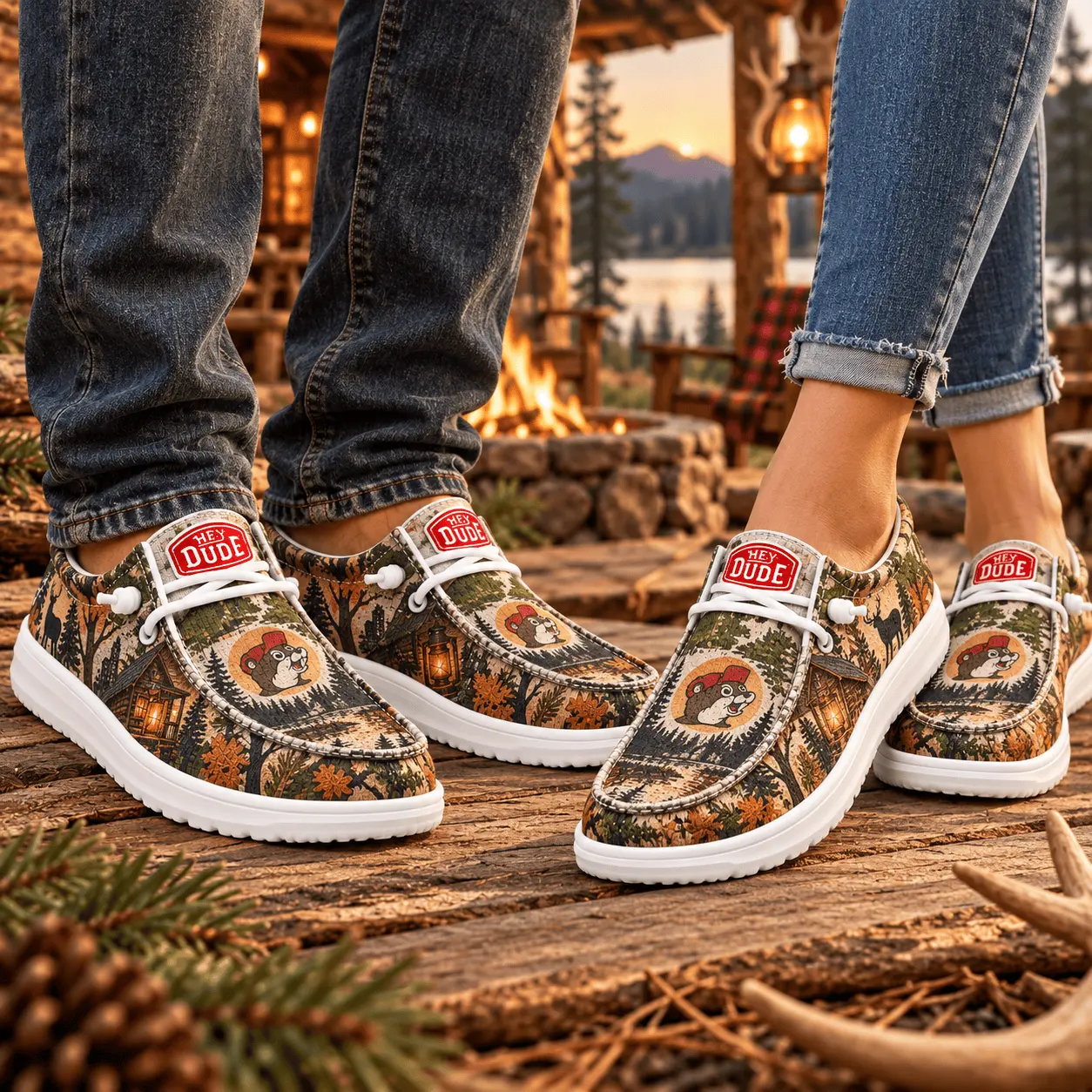 Buc-ee's Deer Camp Loafer Shoes NY - Image 2