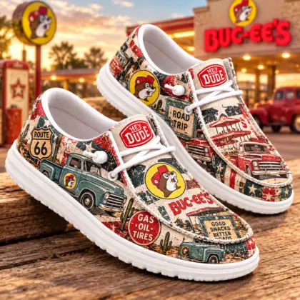 Buc-ee's Route 66 Road Trip Loafer Shoes NY