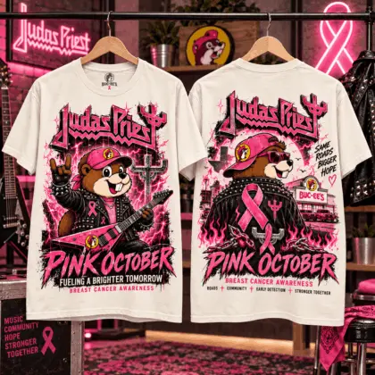 Buc-ee's Korn Pink October Breast Cancer Awareness 3D Shirt NTH1
