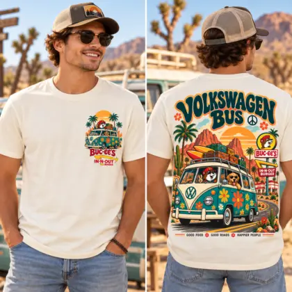 Buc-ee's Volkswagen Bus Road Trip 3D Shirt NTH1