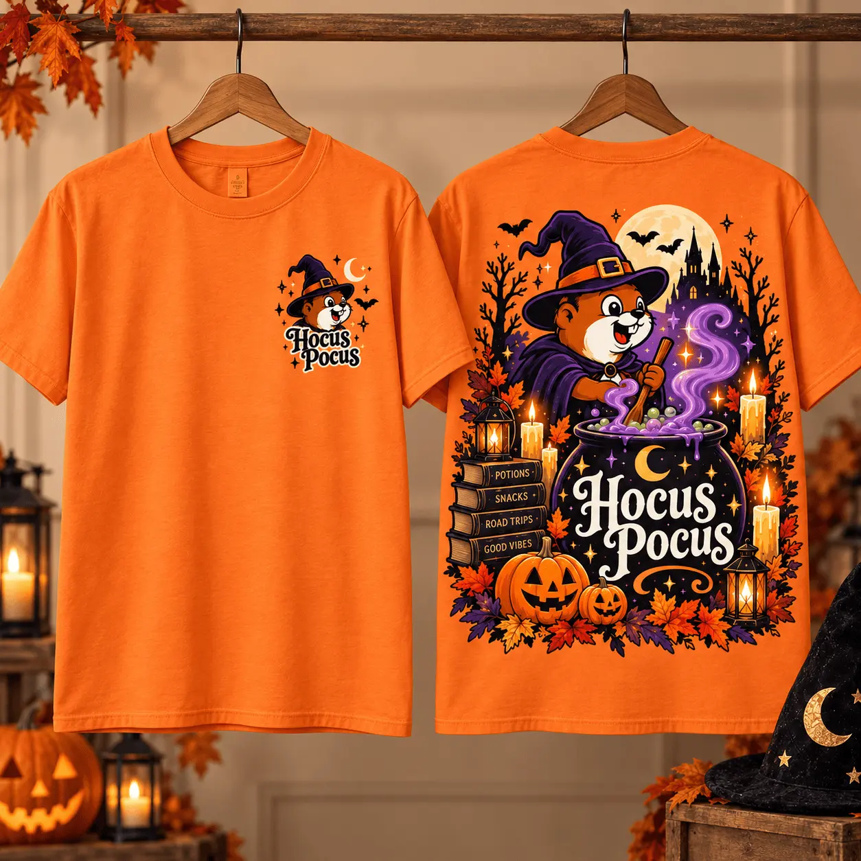 Buc-ee's Hocus Pocus Halloween Witch 3D Shirt NTH1 - Image 2