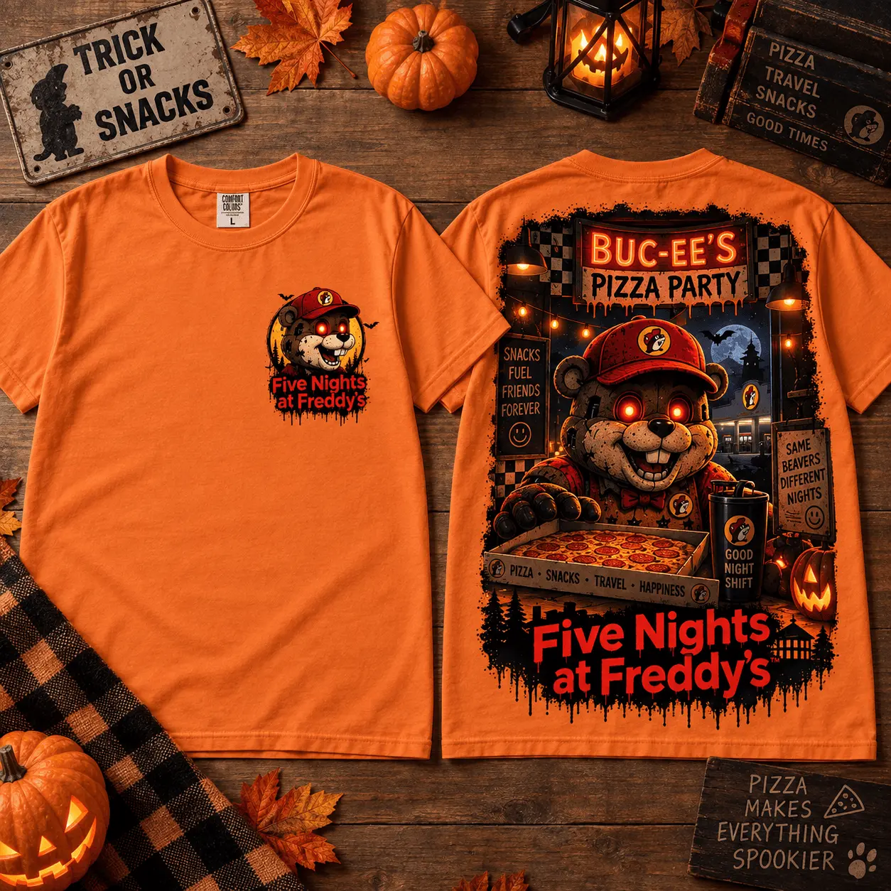 Buc-ee's The Nightmare Before Christmas Halloween 3D Shirt NTH1 - Image 2