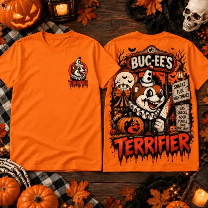 Buc-ee's Terrifier Halloween Horror 3D Shirt NTH1