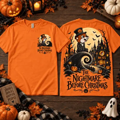 Buc-ee's The Nightmare Before Christmas Halloween 3D Shirt NTH1